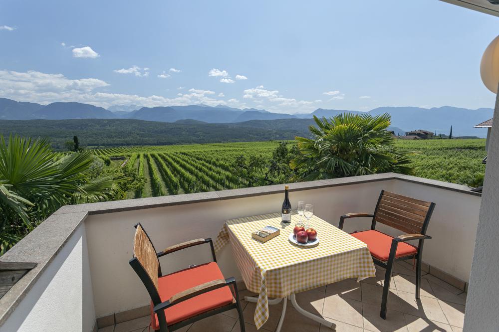 Terrazza con tenda da sole