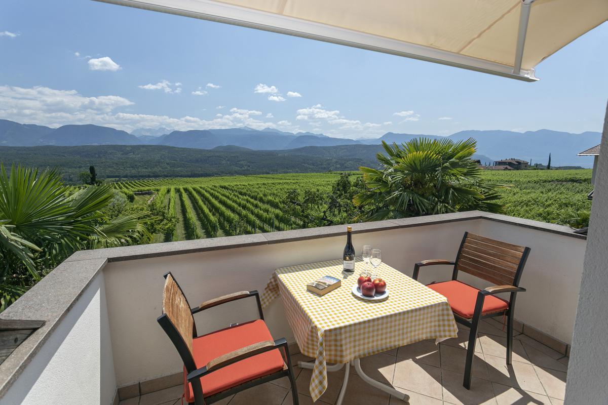 Terrasse mit Markise - Ferienwohnung für 2-3 Pers.